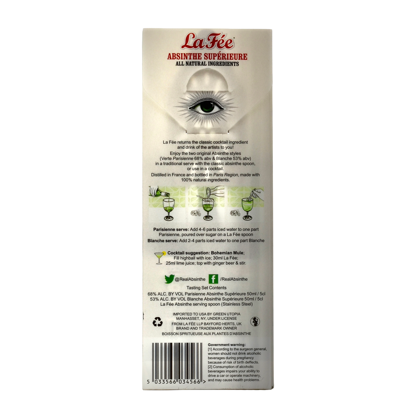 La Fée Absinthe Tasting Set 2x50ml