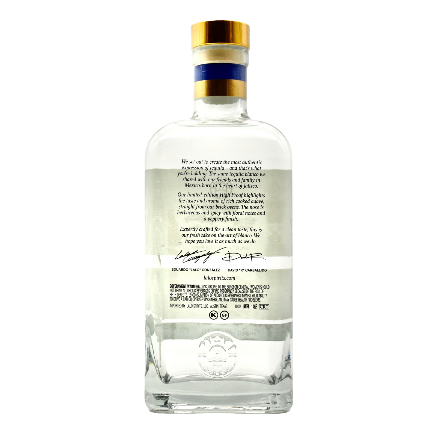 Lalo Tequila High Proof Blanco 750ml