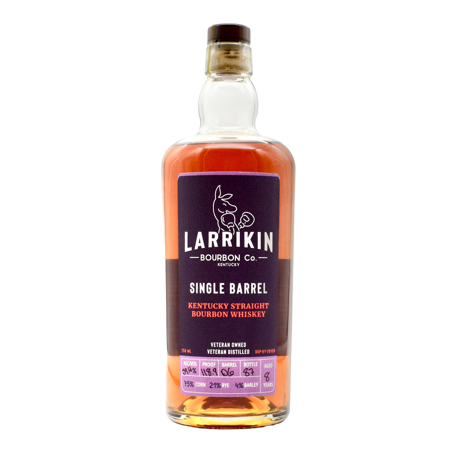 Larrikin Single Barrel Bourbon 750ml
