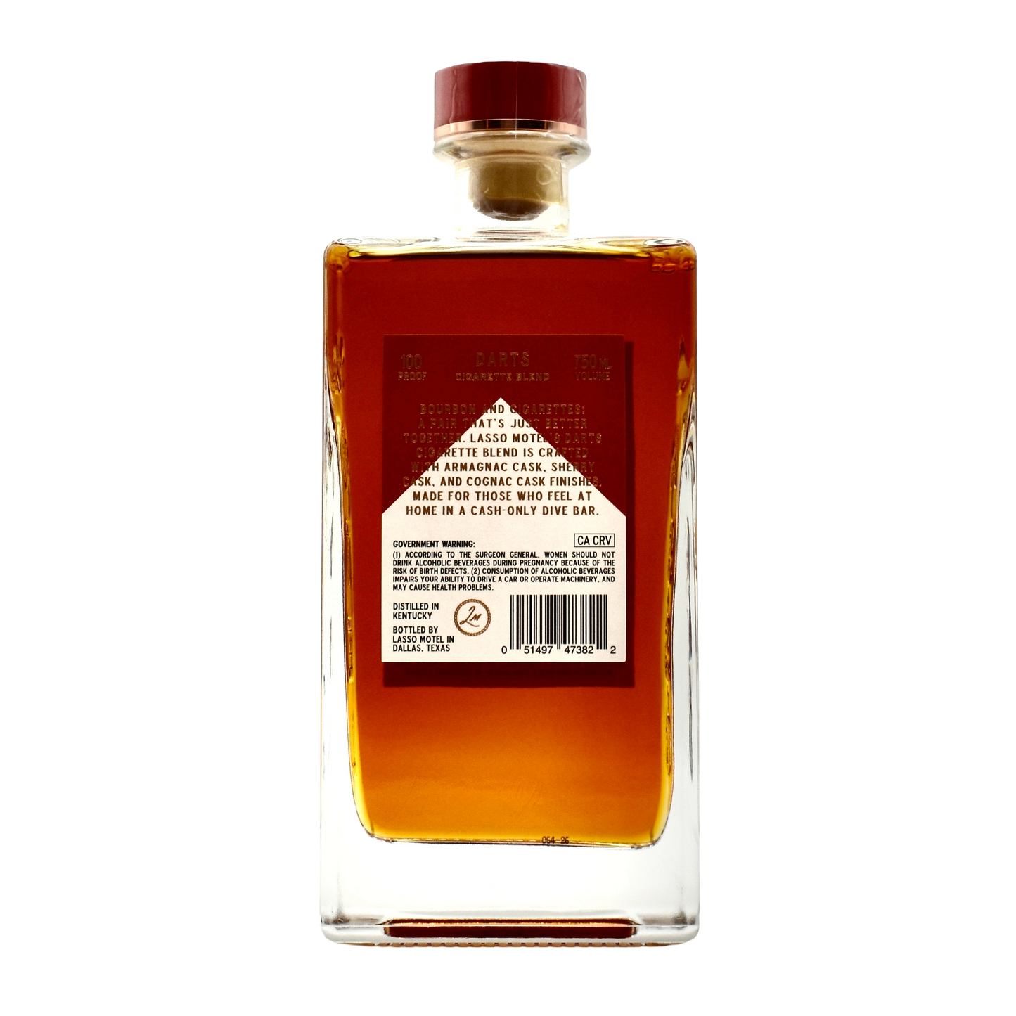 Lasso Motel Darts Cigarette Blend Kentucky Bourbon 750ml