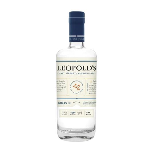Leopold Brothers Navy Strength Gin 750ml