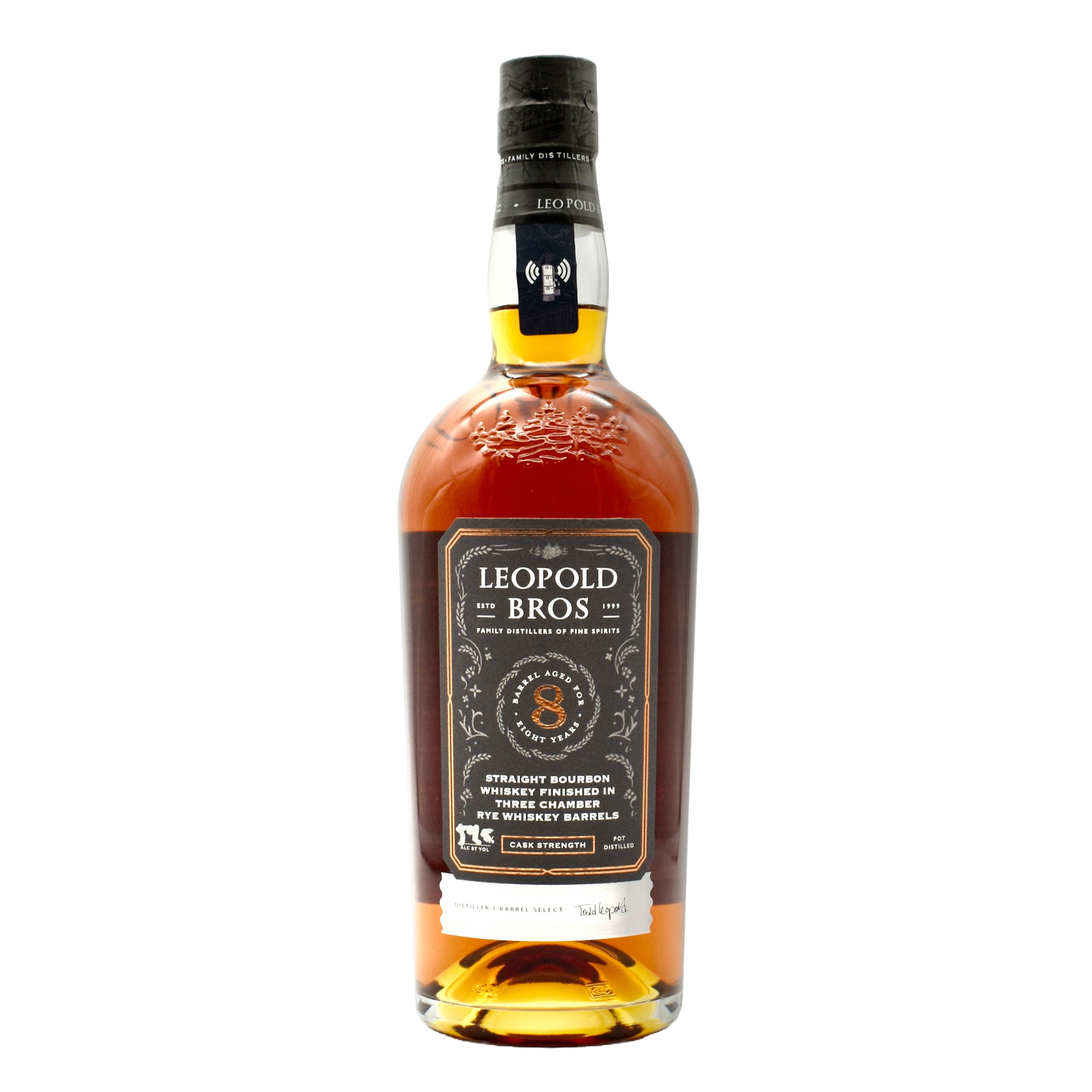 Leopold Bourbon 8 Year Cask Strength 750ml