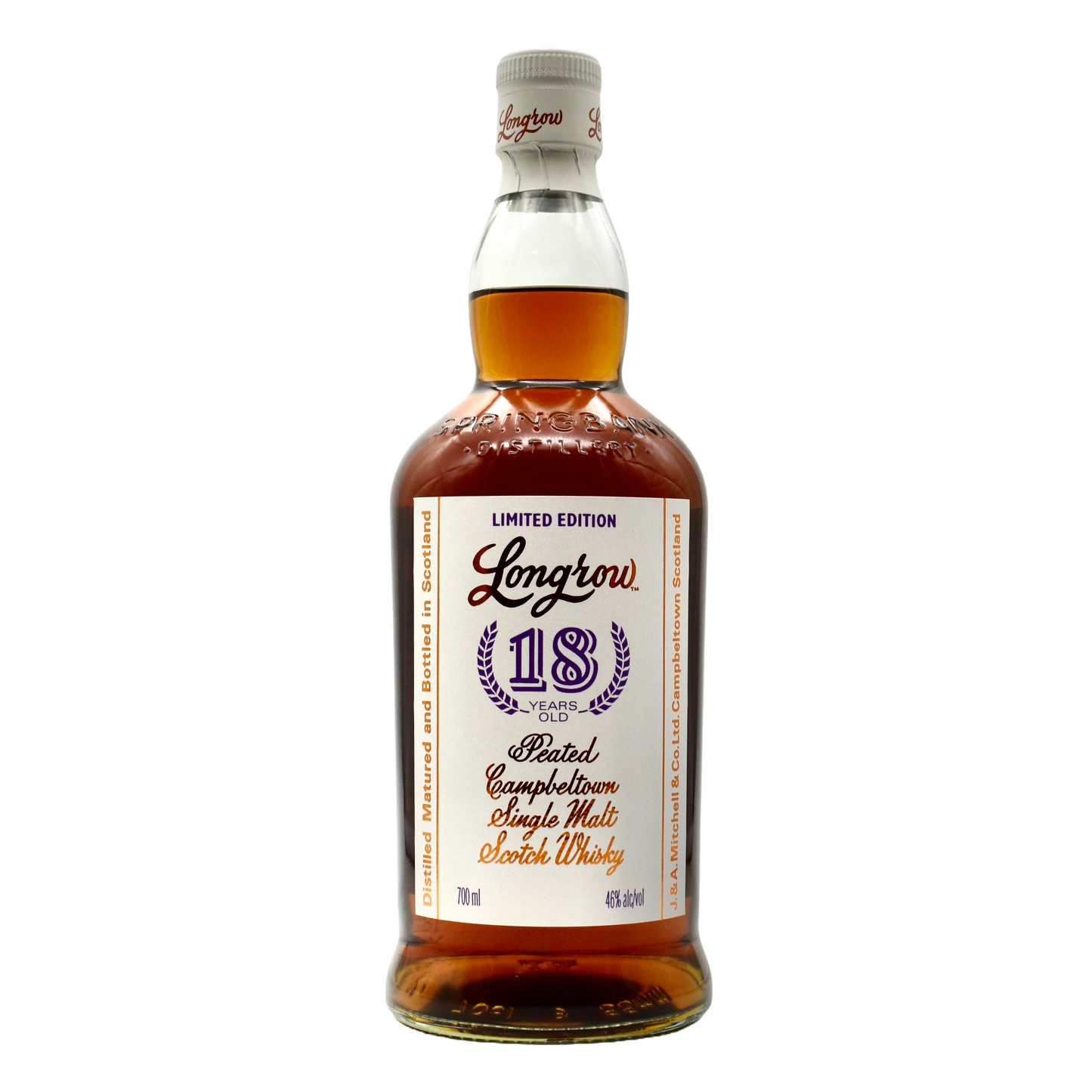 Longrow 18 Year Scotch Whiskey 750ml [MEMBERS ONLY]