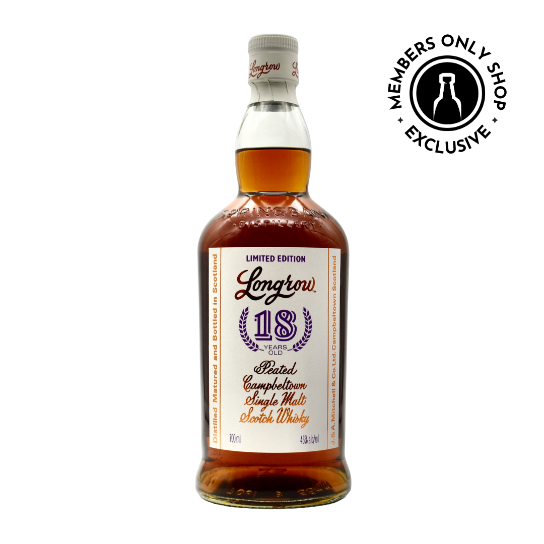 Longrow 18 Year Scotch Whiskey 750ml [MEMBERS ONLY]