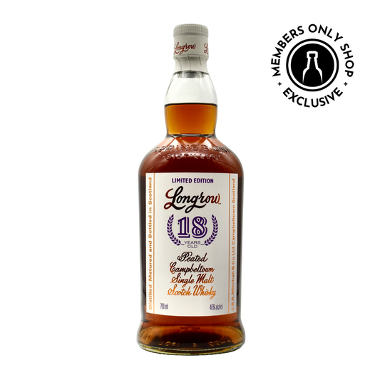 Longrow 18 Year Scotch Whiskey 750ml [MEMBERS ONLY]