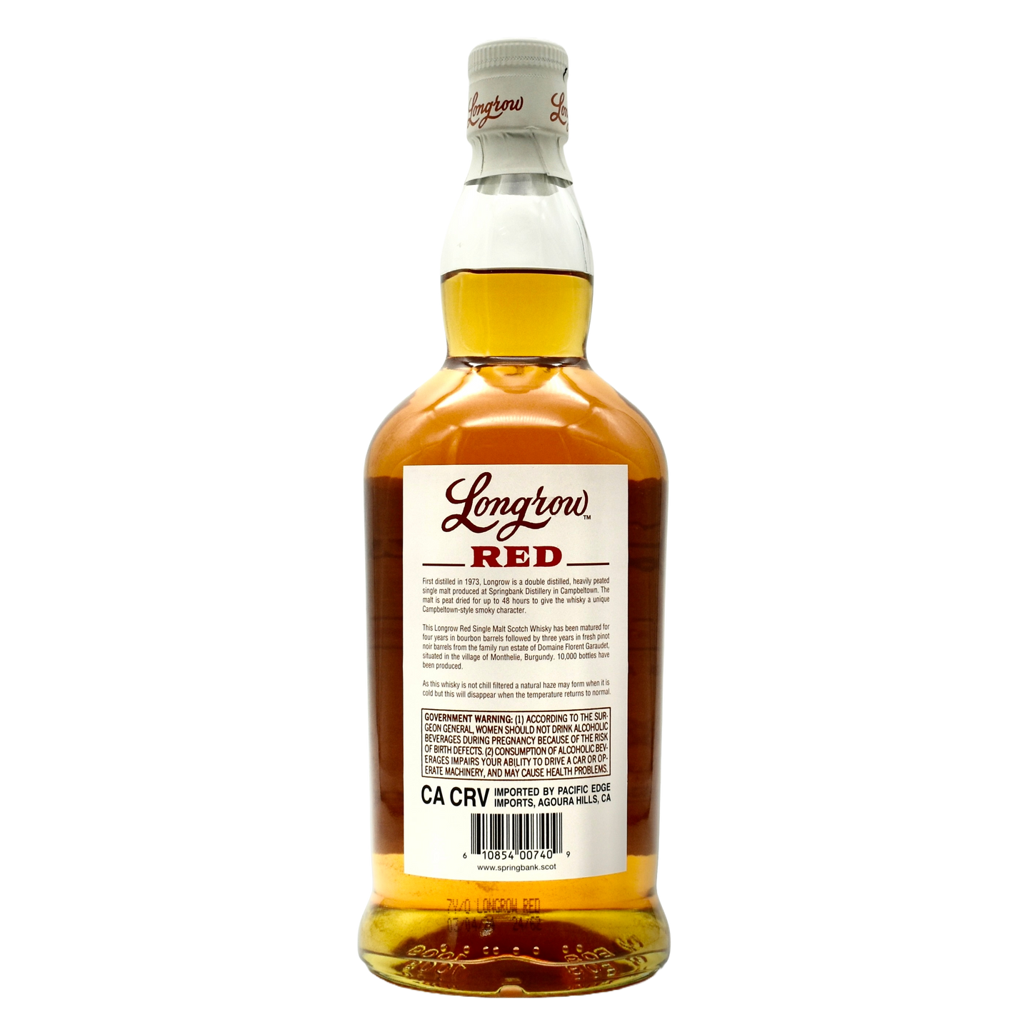 Longrow Red 7yr Pinot Noir Cask 750ml [MEMBERS ONLY]