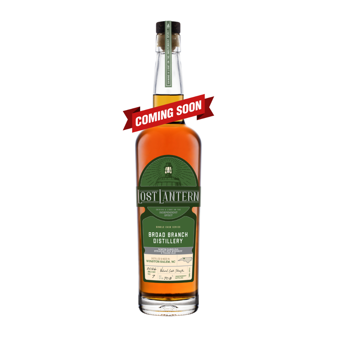 Lost Lantern Broad Branch Distillery North Carolina Straight Rye 8 Years Old 141.6 Proof 750ml