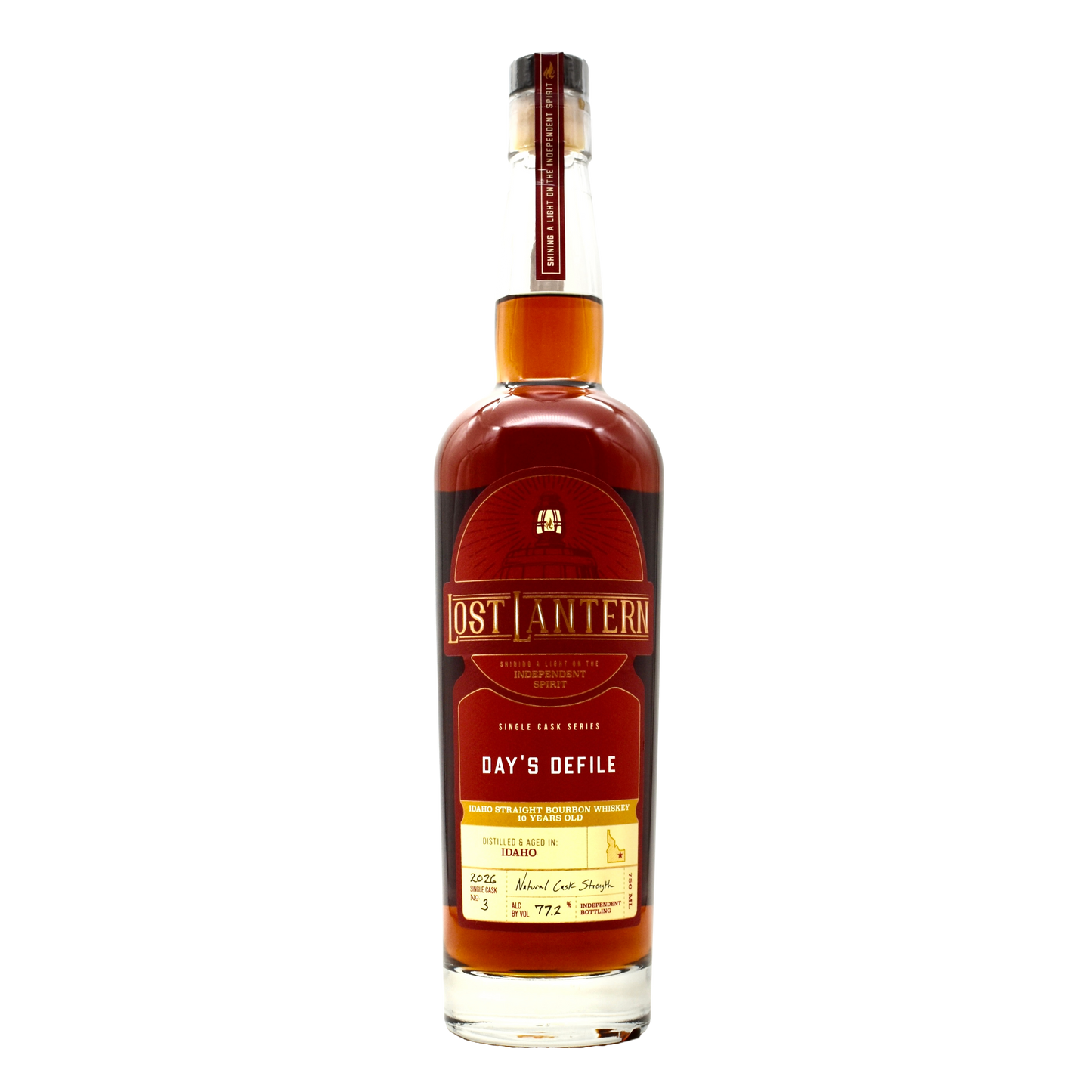 Lost Lantern Day's Defile Idaho Straight Bourbon 10 Years Old 154.4 Proof 750ml