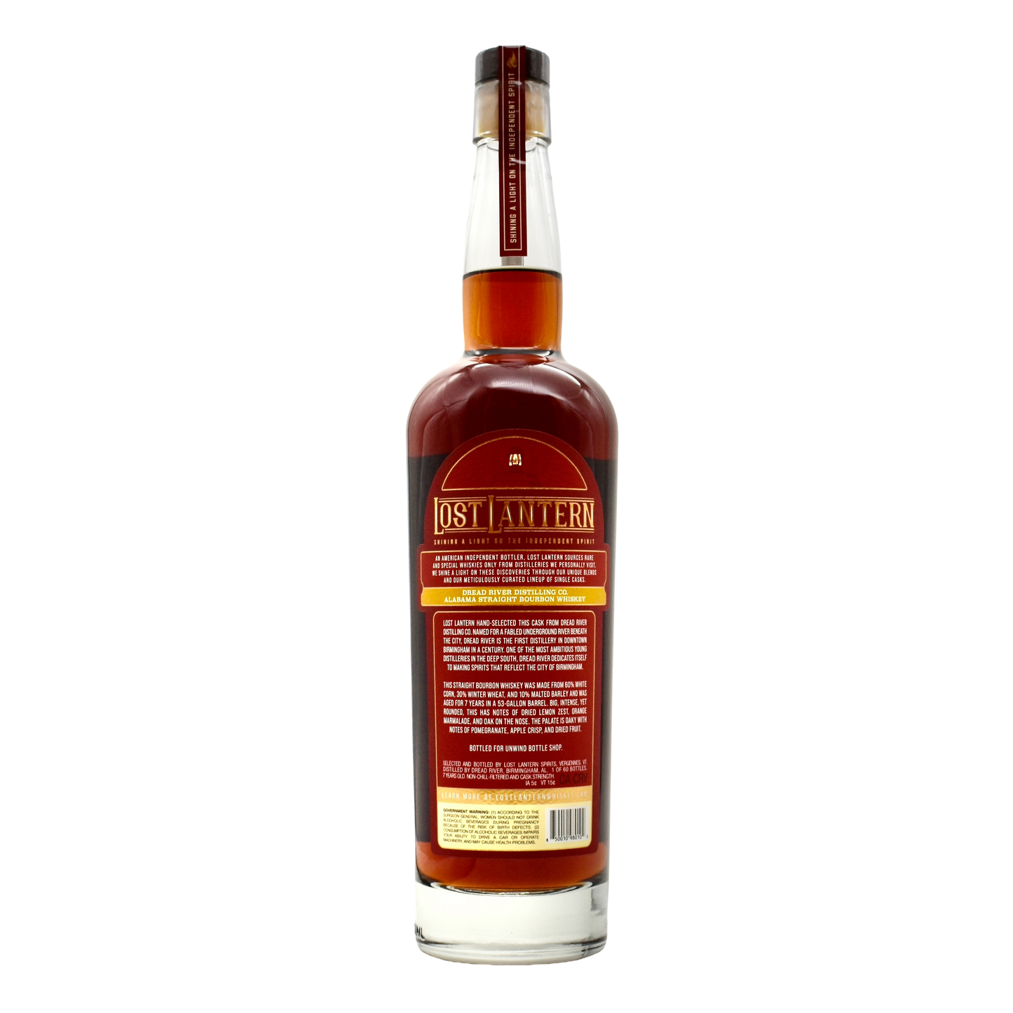 Lost Lantern Dread River Single Barrel Bourbon - Selected by Unwind