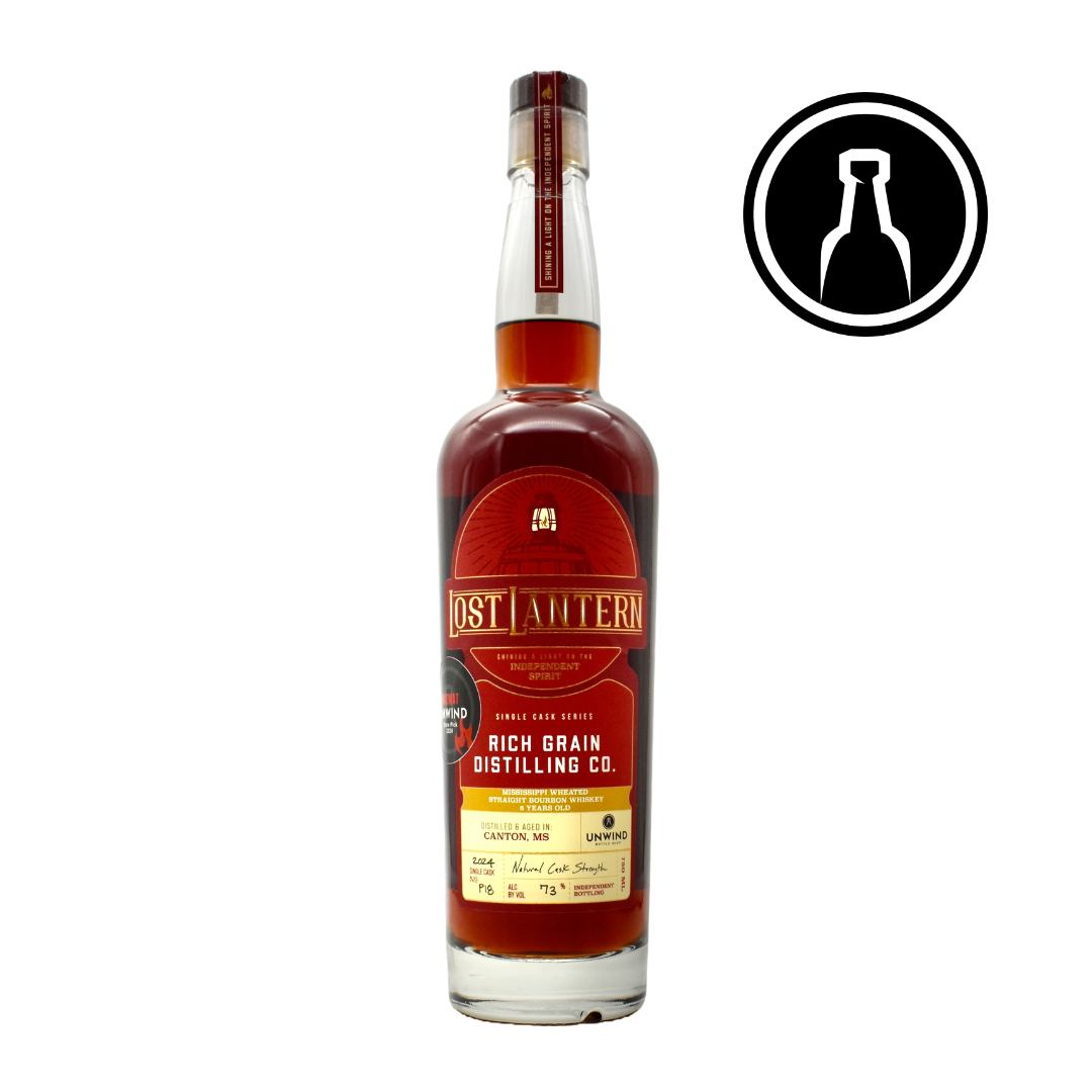 Lost Lantern Single Barrel Bourbon Rich Grain Distilling 146 Proof Hazmat  - Selected by Unwind