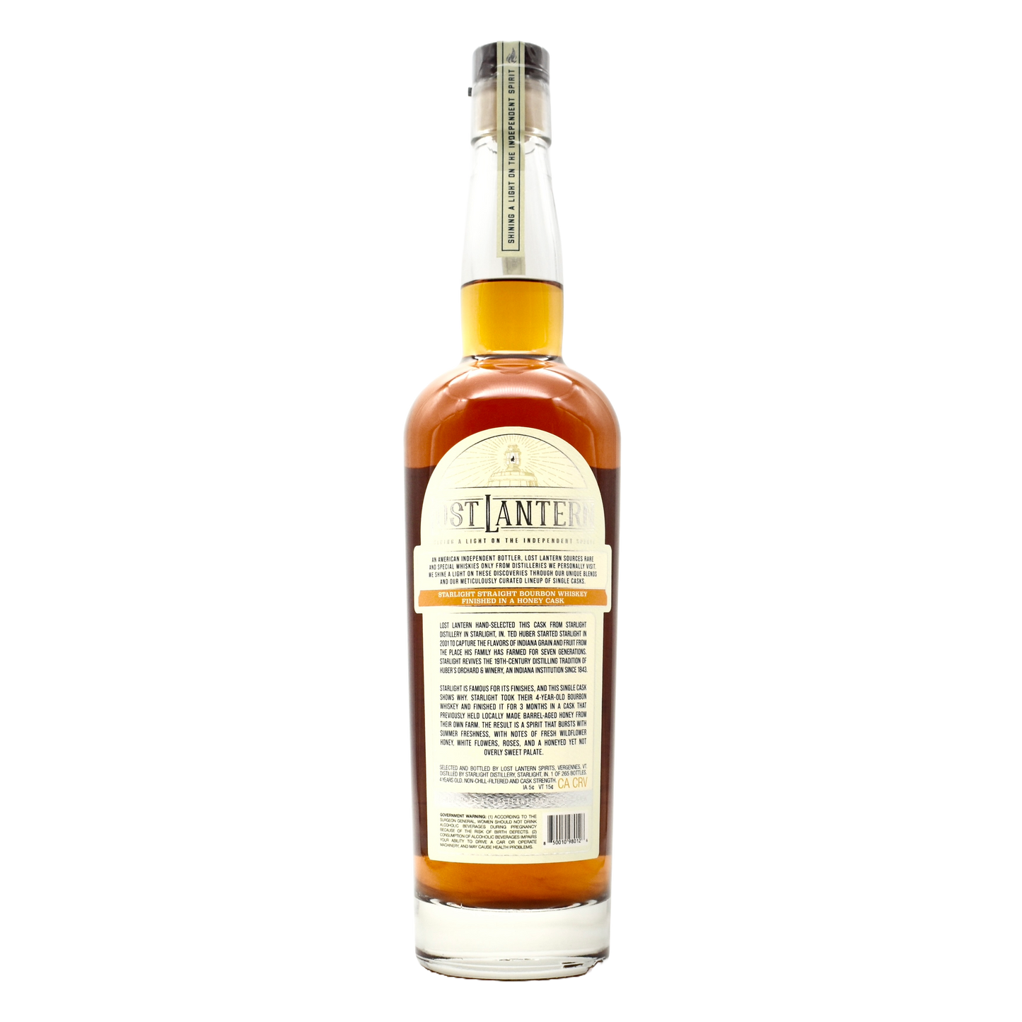 Lost Lantern Starlight Honey Finished Indiana Straight Bourbon 750ml