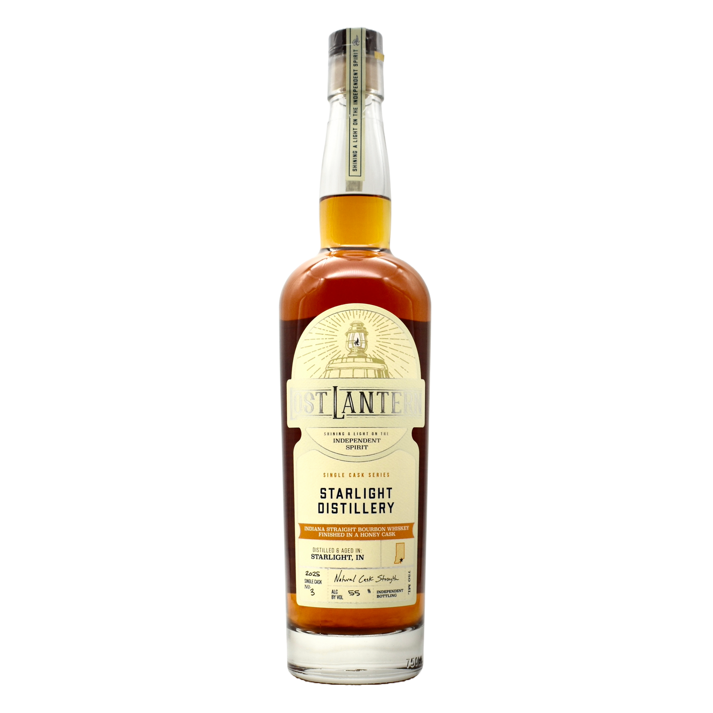 Lost Lantern Starlight Honey Finished Indiana Straight Bourbon 750ml