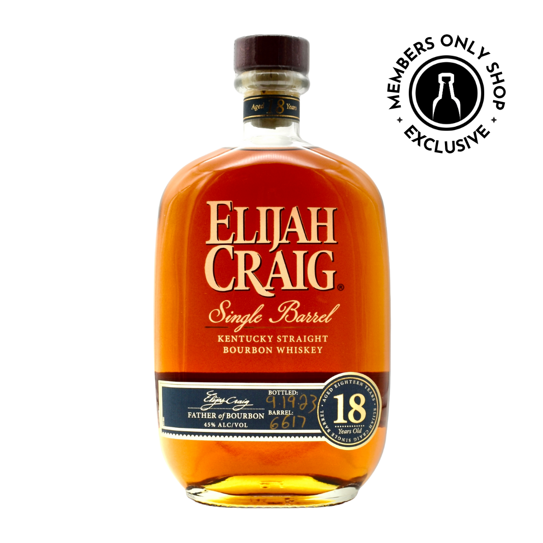 Elijah Craig 18 Year Bourbon 750ml [MEMBERS ONLY]