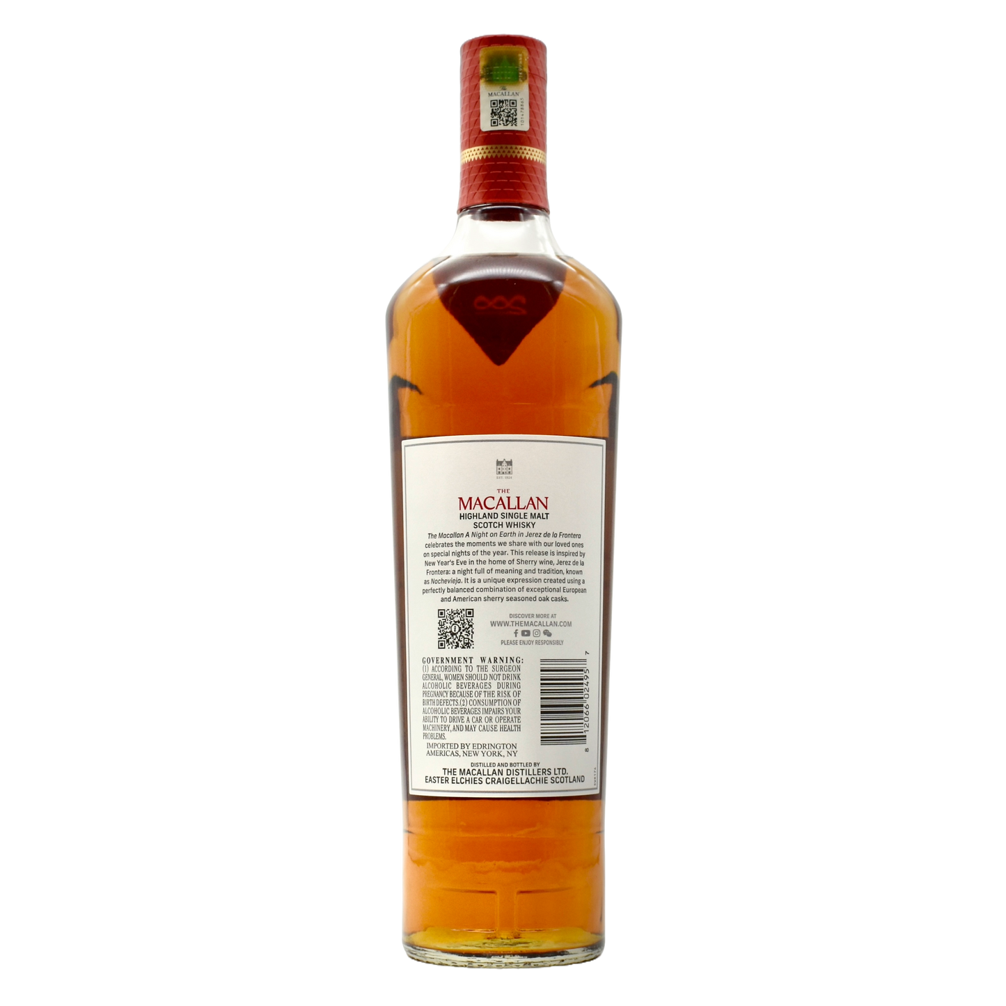 Macallan Scotch Whiskey Night on Earth in Jerez 750ml