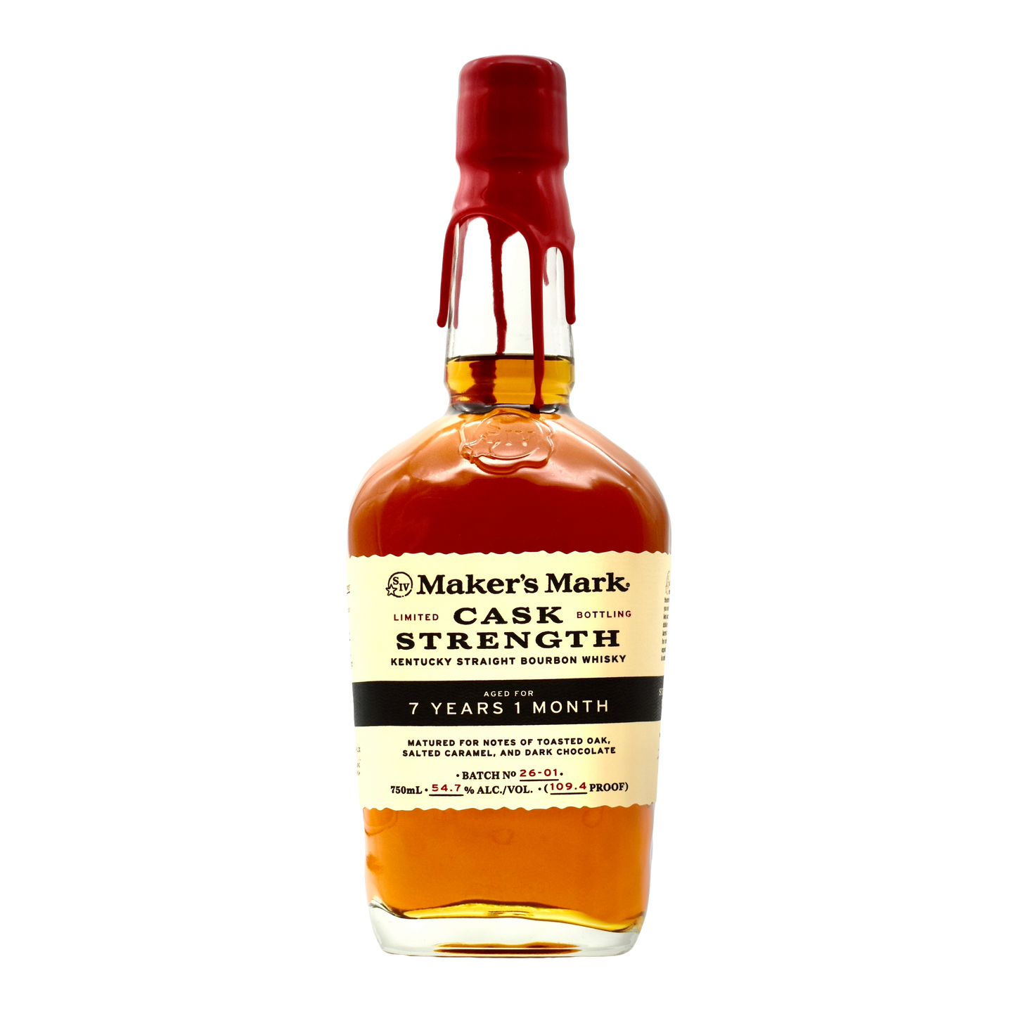 Maker's Mark Straight Bourbon Cask Strength Batch 26-01 7 Year