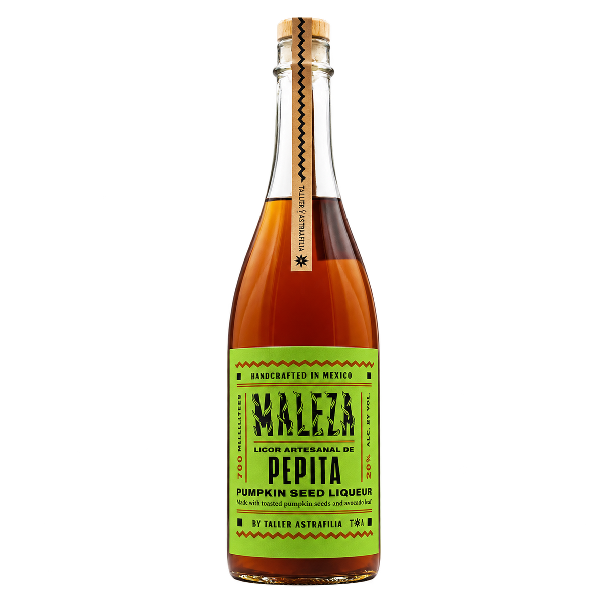 Maleza Bitters Licor Artesanal De Pepita Pumpkin Seed Liqueur