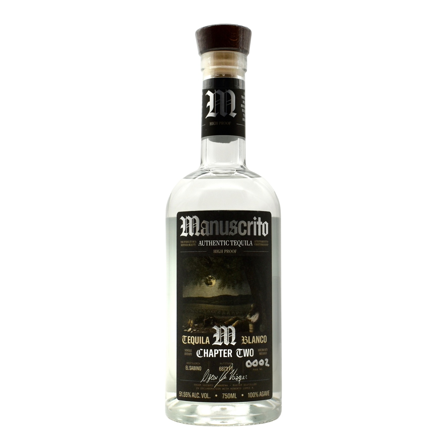 Manuscrito Chapter 2 High Proof Blanco 750ml