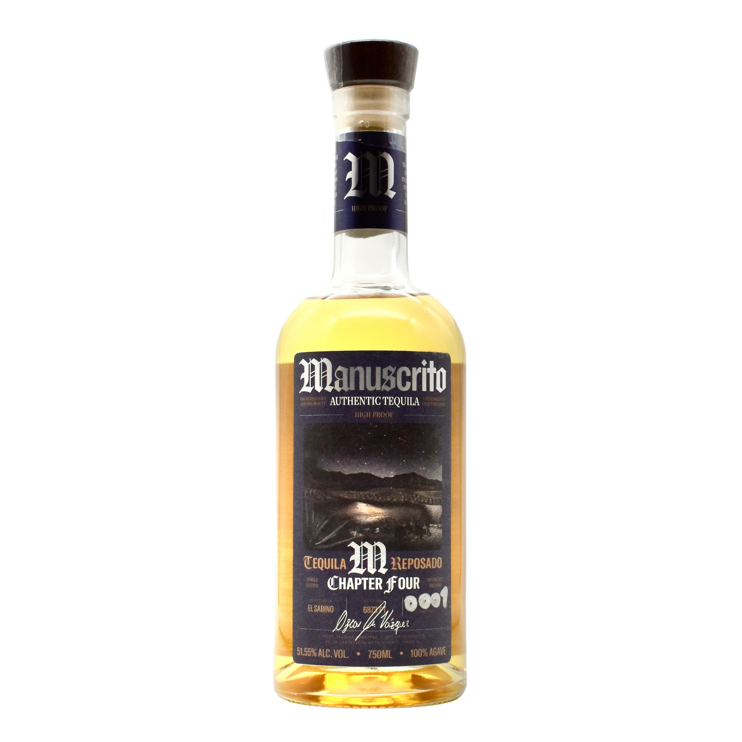 Manuscrito Tequila Reposado High Proof Chapter 4 750ml