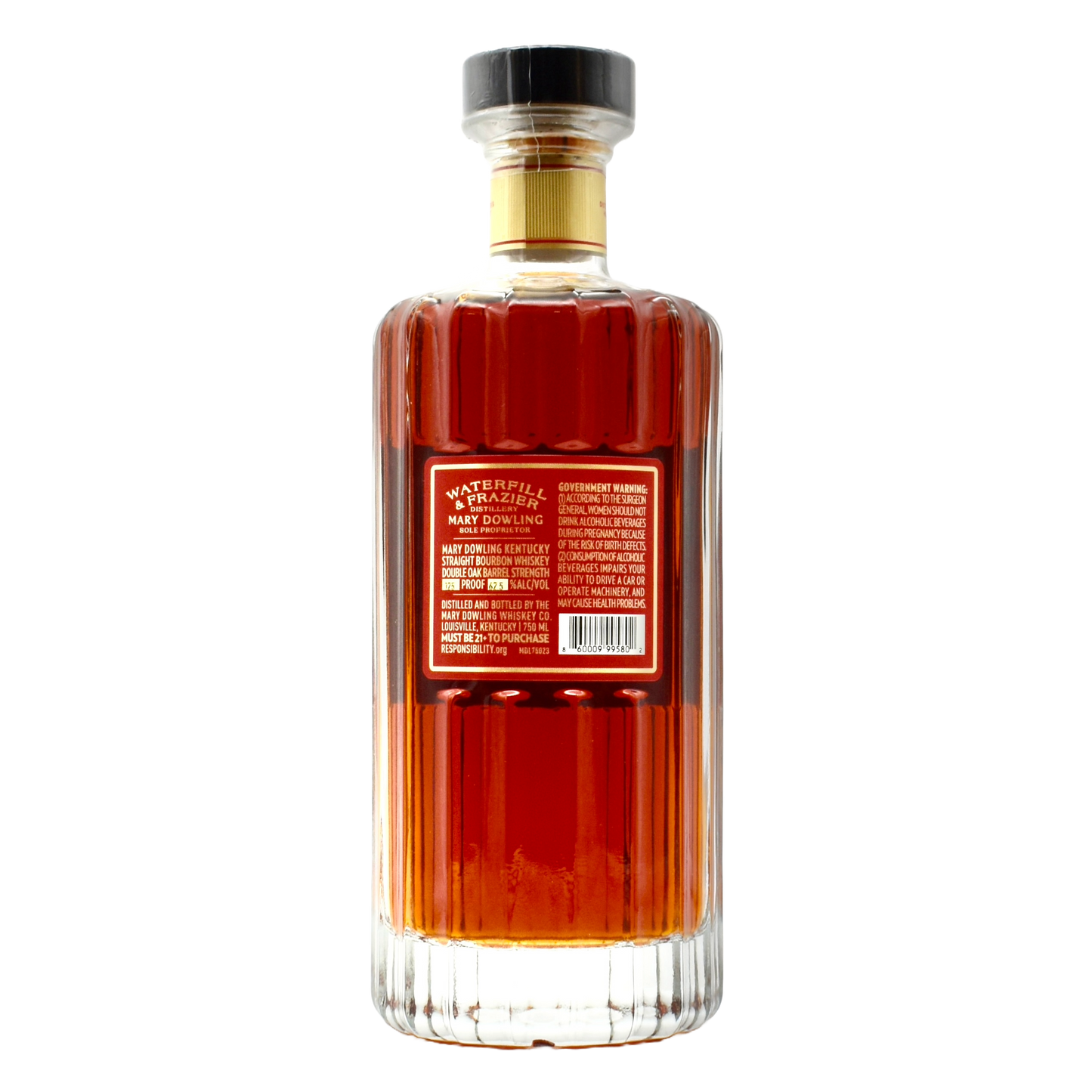 Mary Dowling Straight Bourbon Toasted Double Oak Barrel Strength 750ml