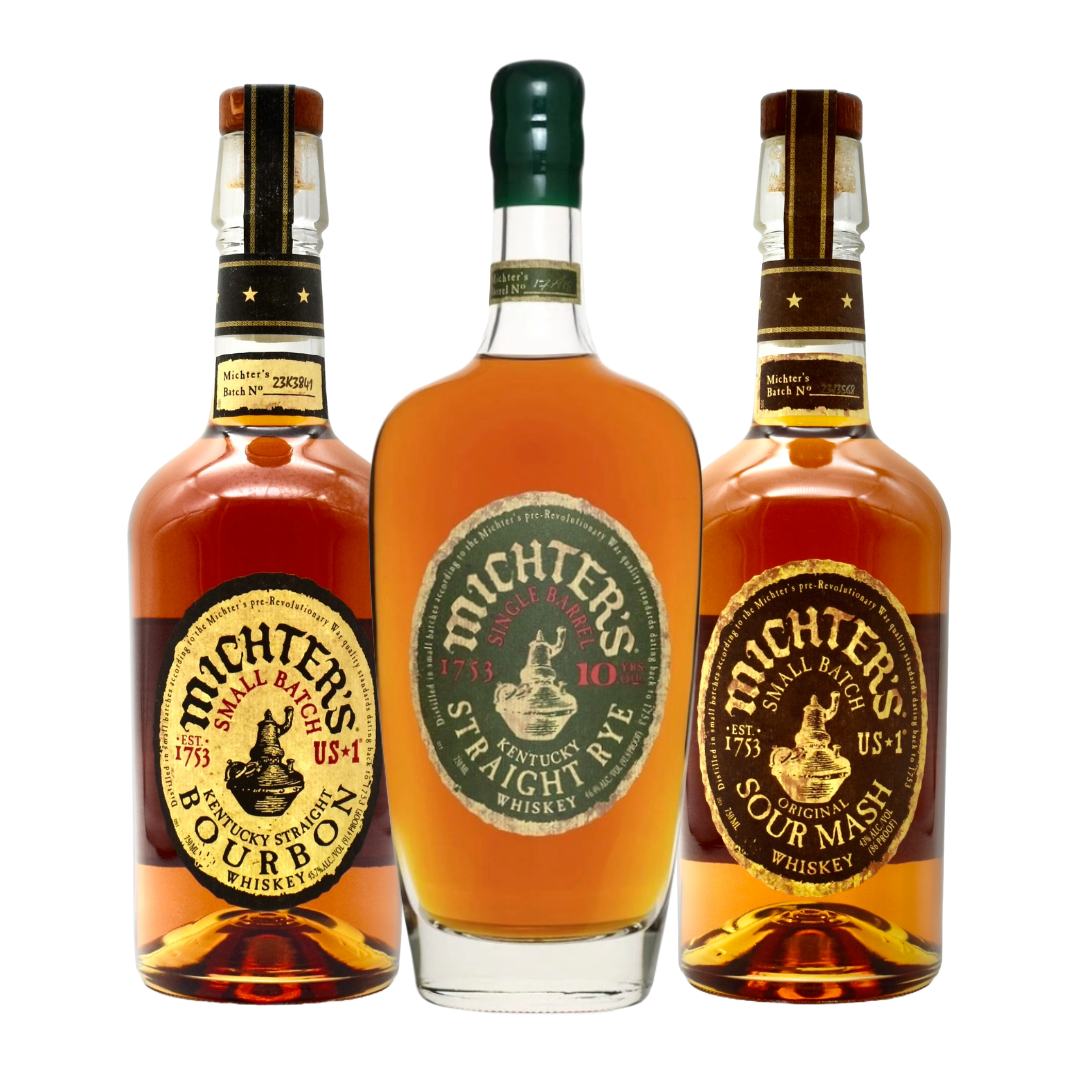Michter's 10 Year Rye Whiskey Combo | Premium 3-Bottle Set – Unwind ...