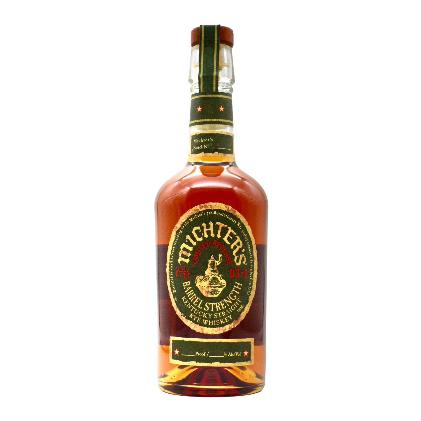 Michter's Barrel Strength Rye Whiskey 750ml | VIP Access