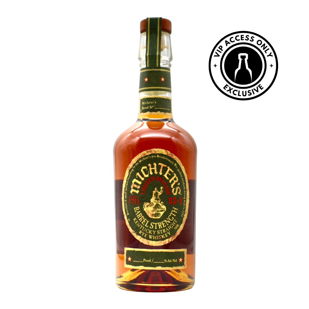 Michter's Barrel Strength Rye Whiskey 750ml | VIP Access