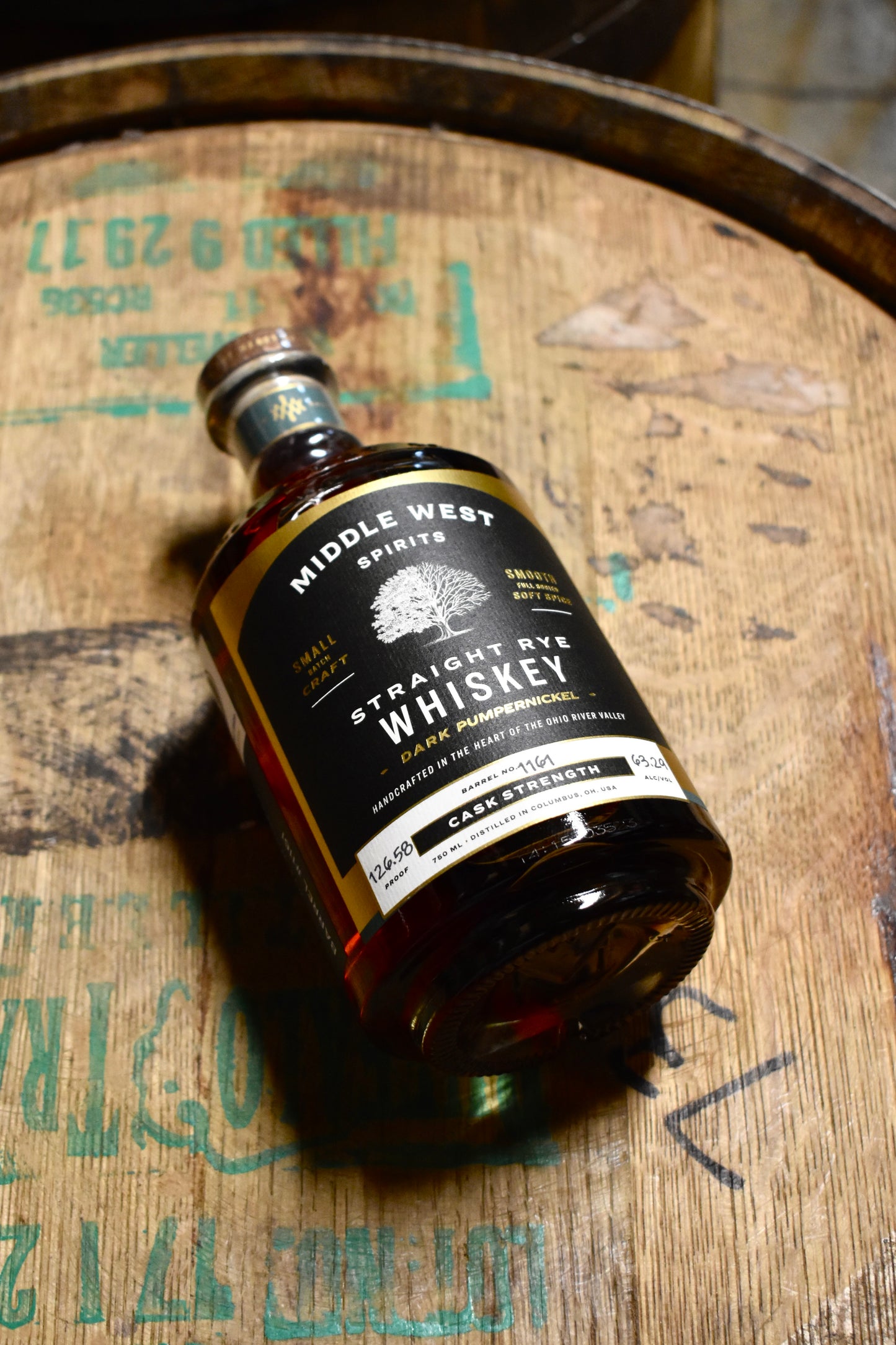 Middle West Cask Strength Pumpernickel Rye Whiskey Single Barrel 750ml - Selected by Unwind