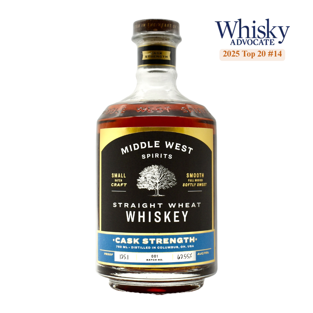 Middle West Cask Strength Wheat Whiskey Batch 001 750ml