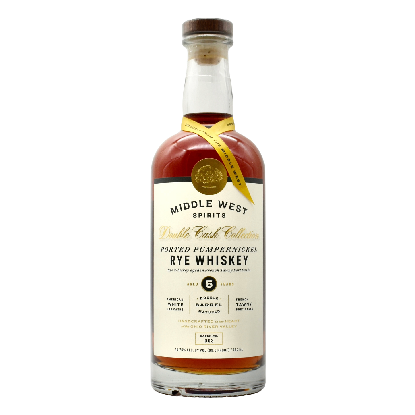 Middle West Ported Pumpernickel Rye Whiskey 750ml