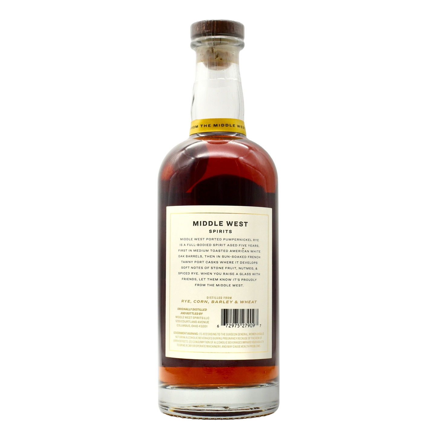 Middle West Ported Pumpernickel Rye Whiskey 750ml