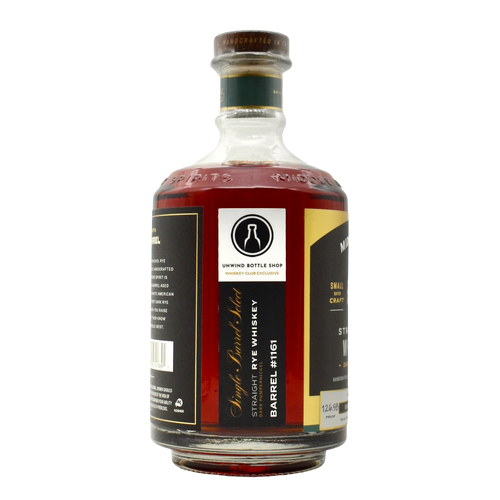Middle West Cask Strength Pumpernickel Rye Whiskey Single Barrel 750ml - Selected by Unwind