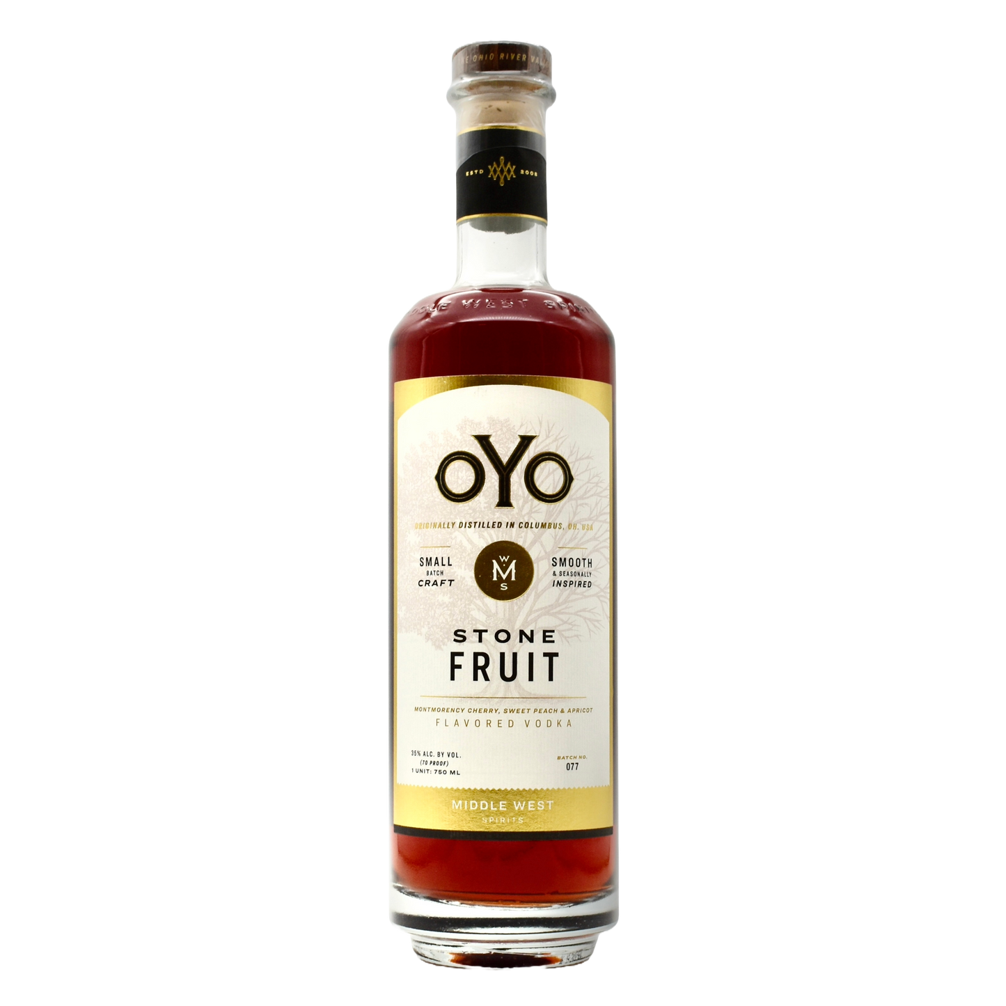 Middle West Spirits OYO Stone Fruit Vodka 750ml