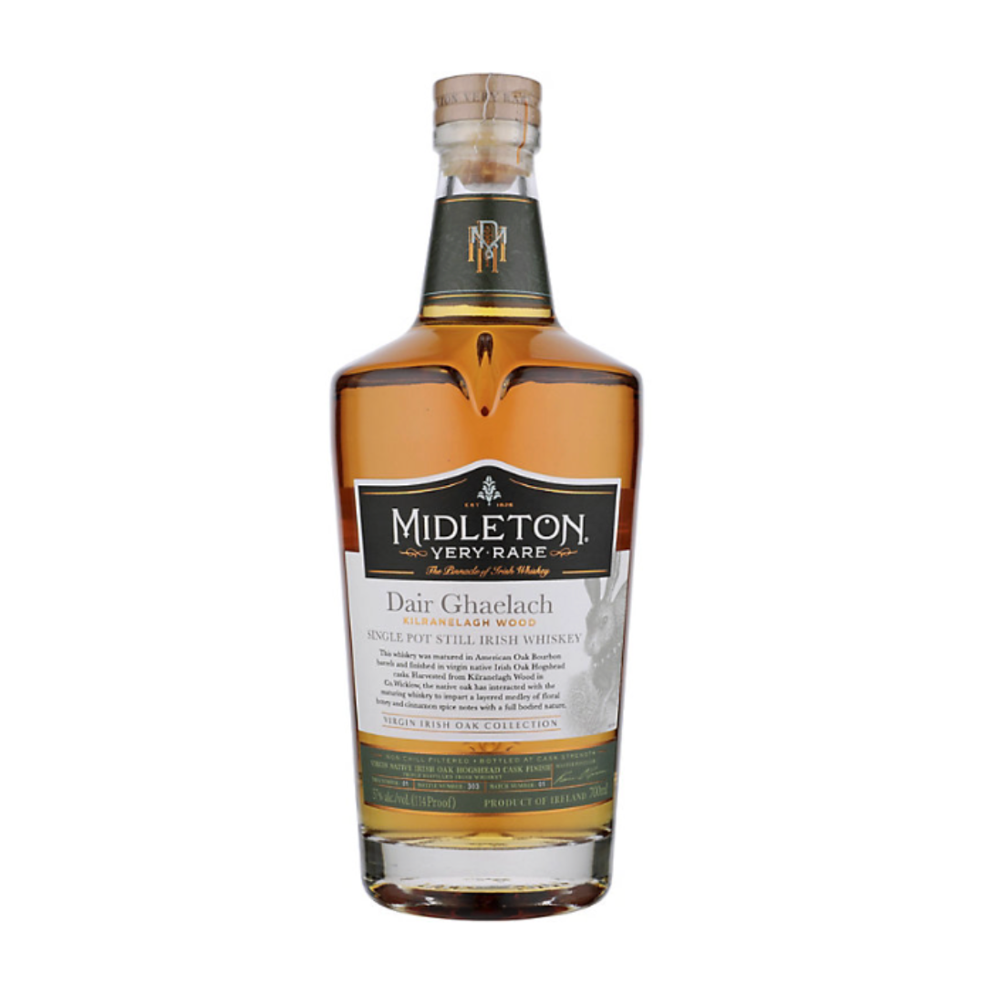Midleton Single Pot Still Irish Whiskey Very Rare Dair Ghaelach Kilranelagh Wood 700ml