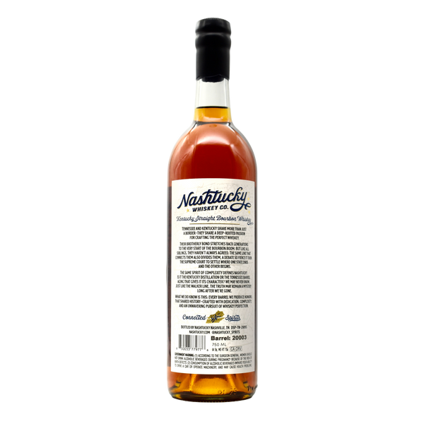 Nashtucky 9 Year Kentucky Single Barrel Bourbon - Selected by Unwind