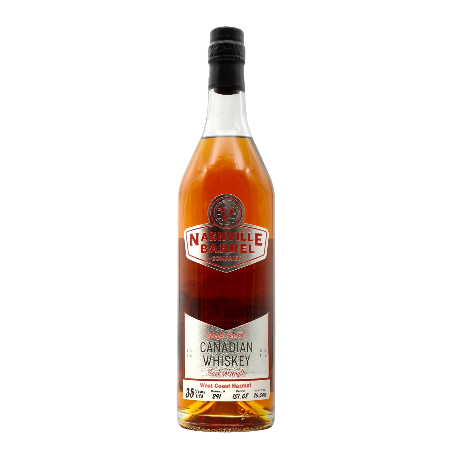 Nashville Barrel Co. 35 Year Canadian Whiskey 750ml (Barrel #291)