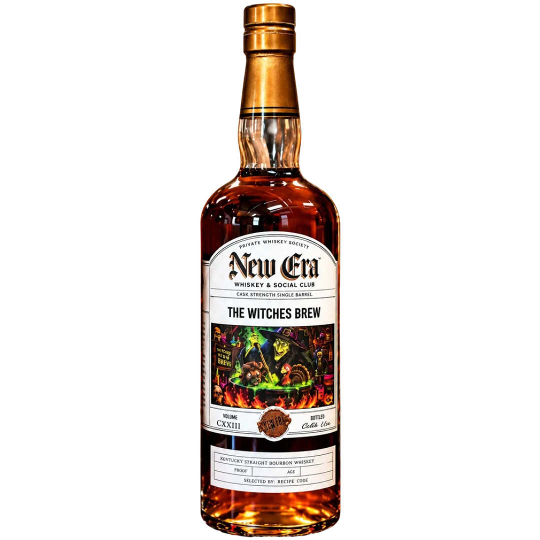 New Era The Witches Brew Cask Strength 8 Year Single Barrel Bourbon Aged in BuffTurkey Barrels