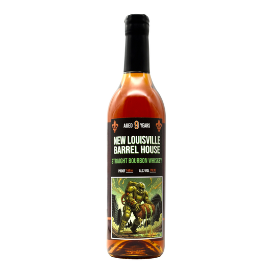 New Louisville 9 Year Bourbon 140.6 Proof Hazmat Hero 750ml