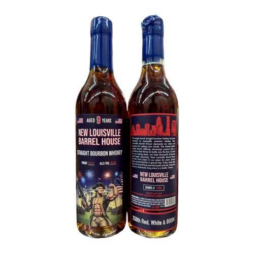 New Louisville 9 Year Bourbon C384 131.2 Pf '250th Red, White & Boom' 750ml