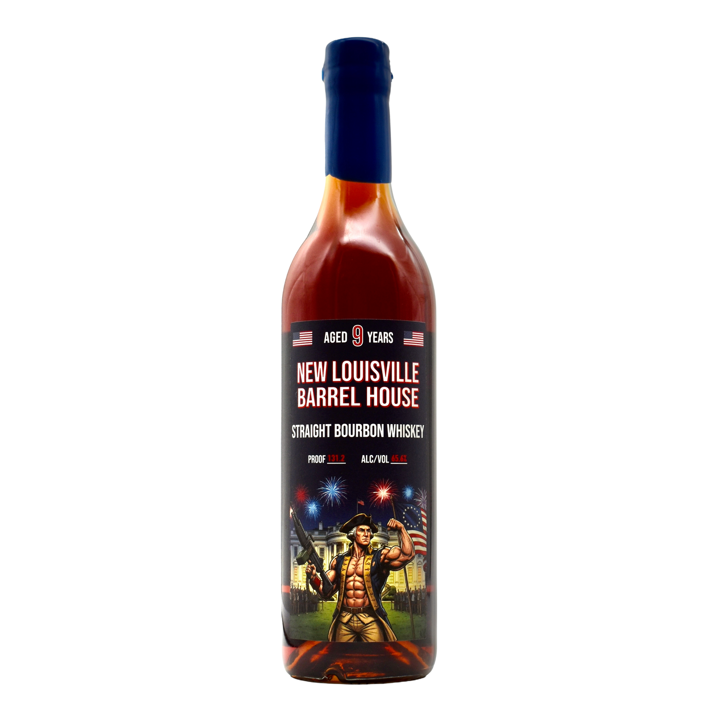 New Louisville 9 Year Bourbon C384 131.2 Pf '250th Red, White & Boom' 750ml
