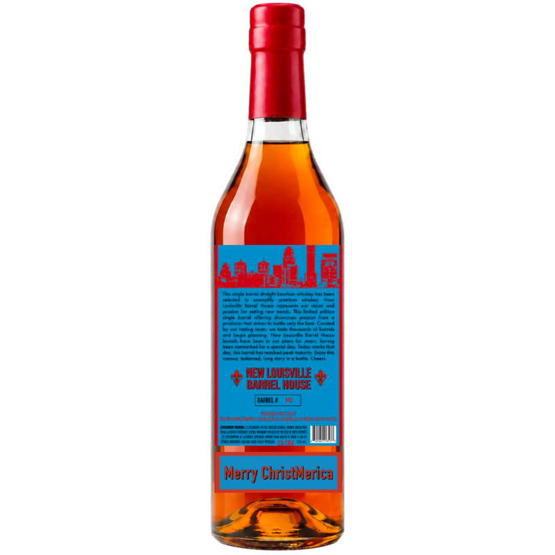 New Louisville Barrel House Merry ChristMerica 7 Year Bourbon