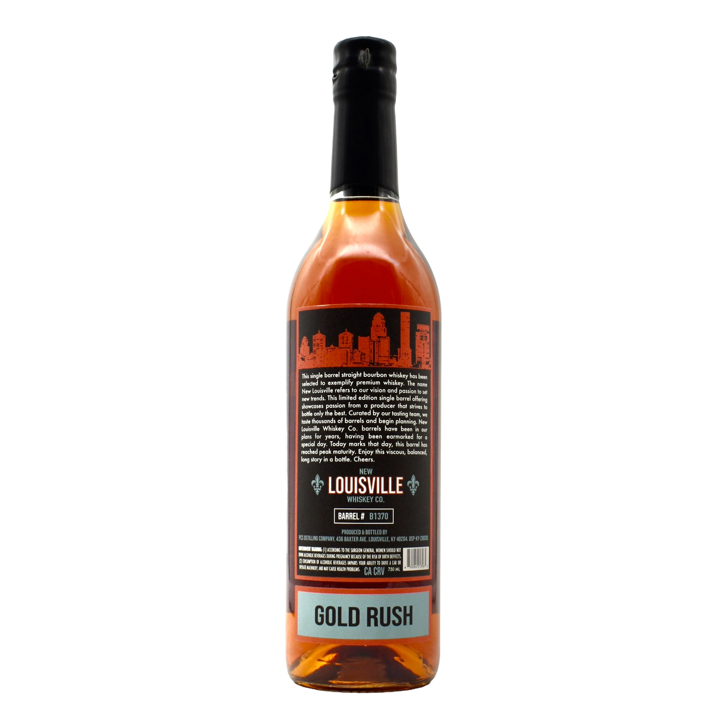 New Louisville Bourbon 9 Year 750ml [Barrel Select: B1370 Gold Rush]