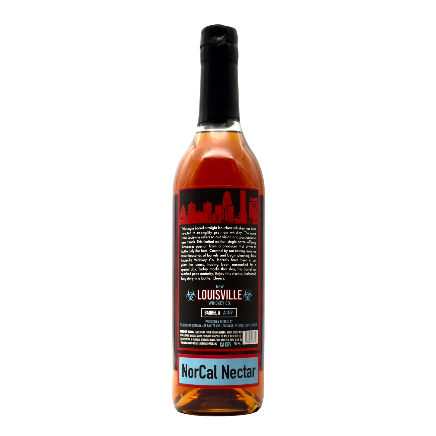 New Louisville Bourbon Hazmat 10 Year 750ml [Barrel Select: A189 NORCAL NECTAR]
