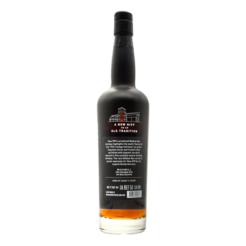 New Riff Balboa Rye Whiskey 750ml