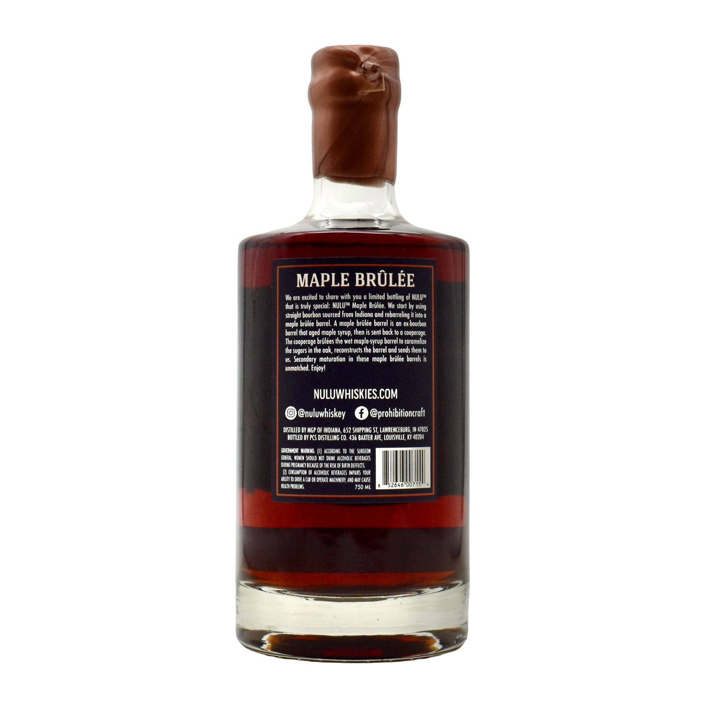 Nulu Bourbon Maple Brulee 750ml [Barrel Select: B662]