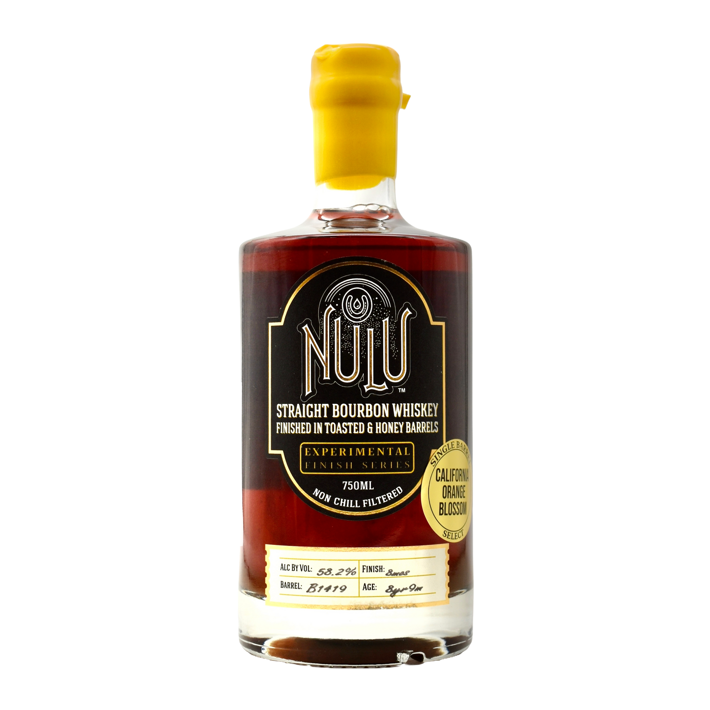 Nulu Toasted Honey Finished Bourbon "California Orange Blossom" 750ml