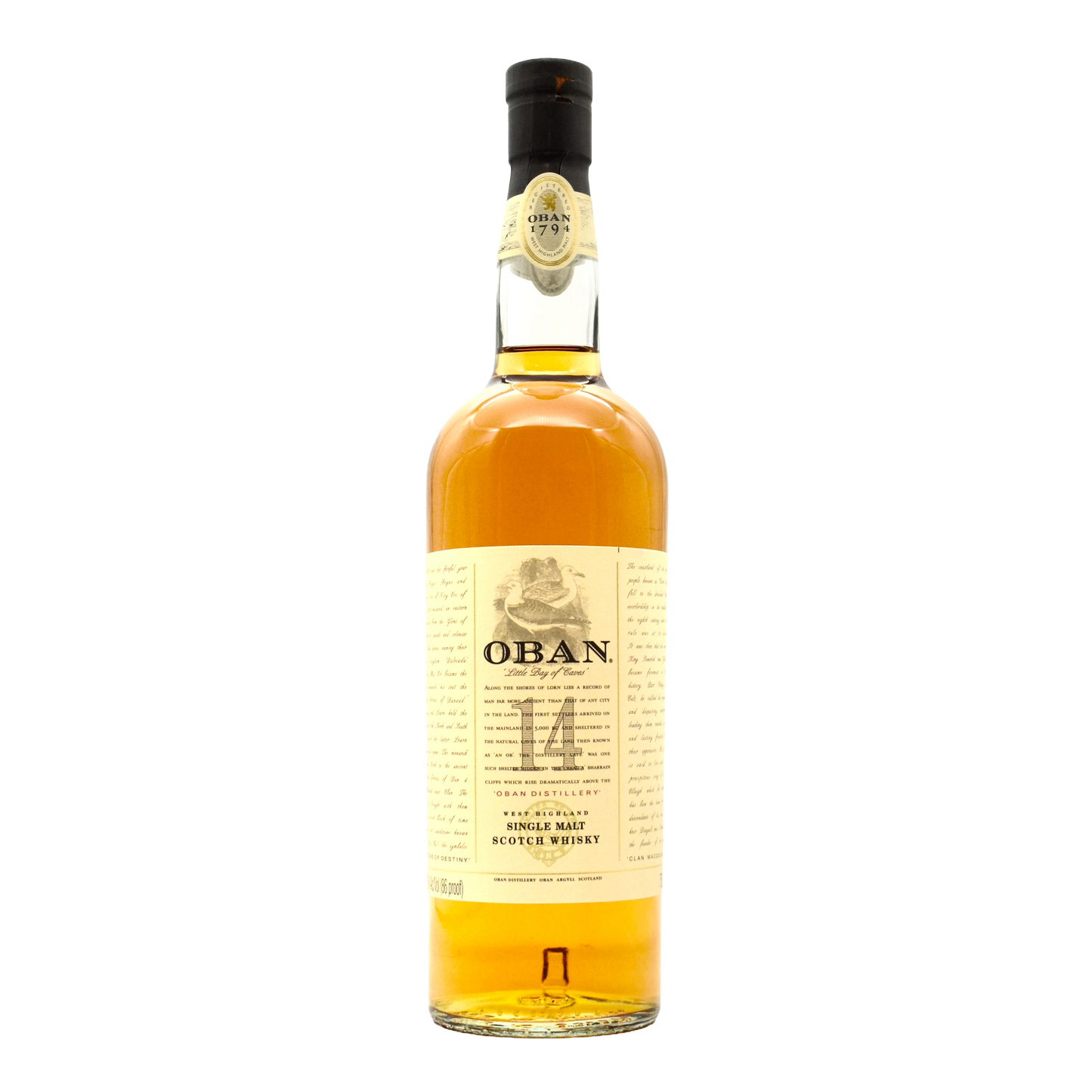 Oban Single Malt Scotch Whisky 14 Year 750ml