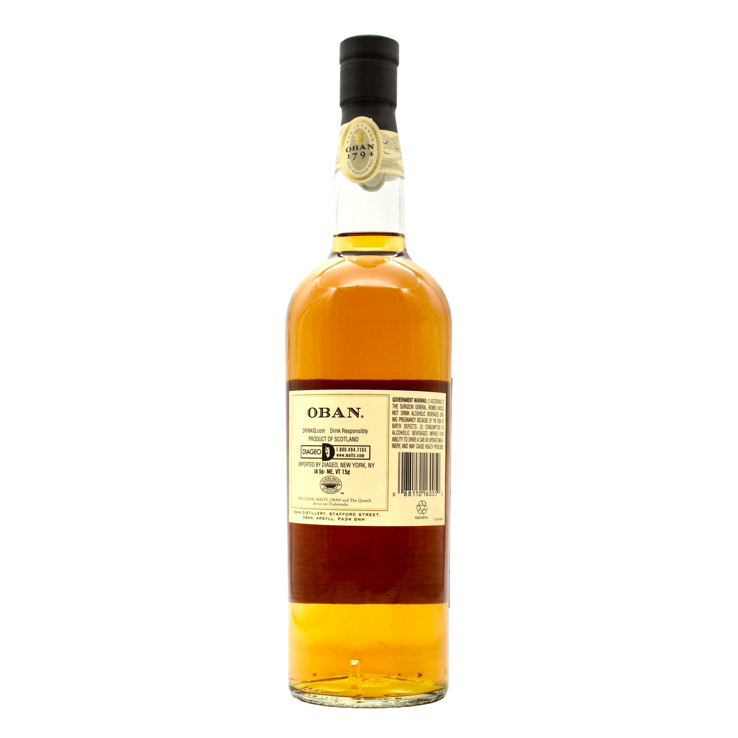 Oban Single Malt Scotch Whisky 14 Year 750ml