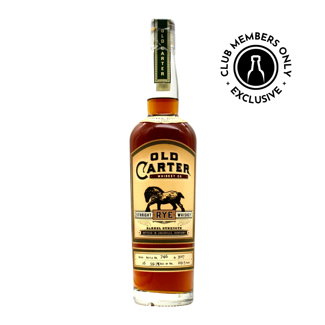 Old Carter Rye Straight #16 750ml | Club Members Only