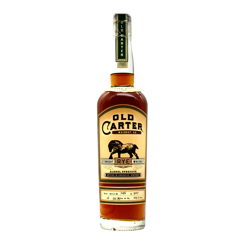 Old Carter Straight Rye Whiskey Batch 15