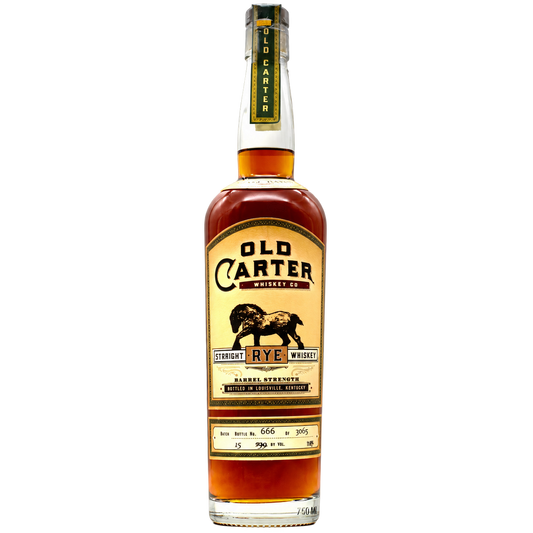Old Carter Straight Rye Whiskey Batch 15